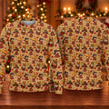 Ugly Christmas Sweater Thanksgiving Pilgrim Turkey, Funny Xmas Gift, Christmas Gifts