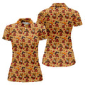 Pumpkingiving Thanksgiving Golf Shirt, Womens Golf Apparel, Womens Golf Clothing