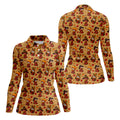 Pumpkingiving Thanksgiving Golf Shirt, Womens Golf Apparel, Womens Golf Clothing