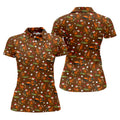 Golfgiving Turkey Cart Thanksgiving Golf Shirt, Womens Golf Tops, Ladies Golf Shirts