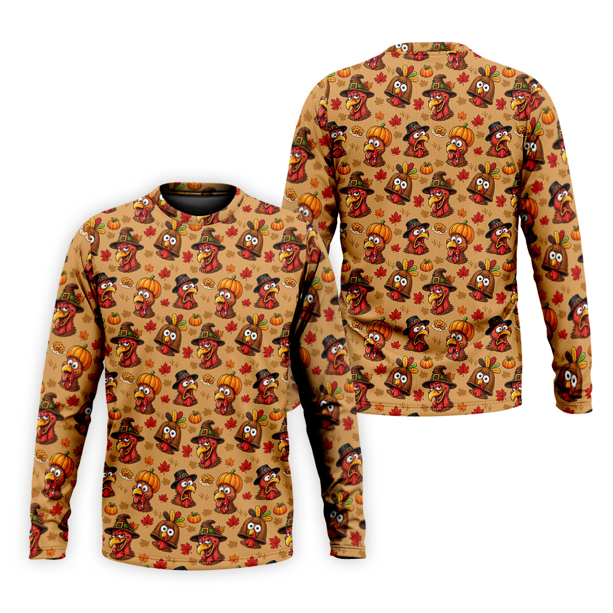 Pumpkingiving Thanksgiving Golf Shirt, Mens Golf Shirts, Mens Holiday Golf Shirts