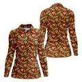 Gobblegiving Thanksgiving Golf Shirt, Womens Golf Apparel, Golf Shirts For Women