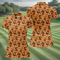 Pumpkingiving Thanksgiving Golf Shirt, Womens Golf Apparel, Womens Golf Clothing