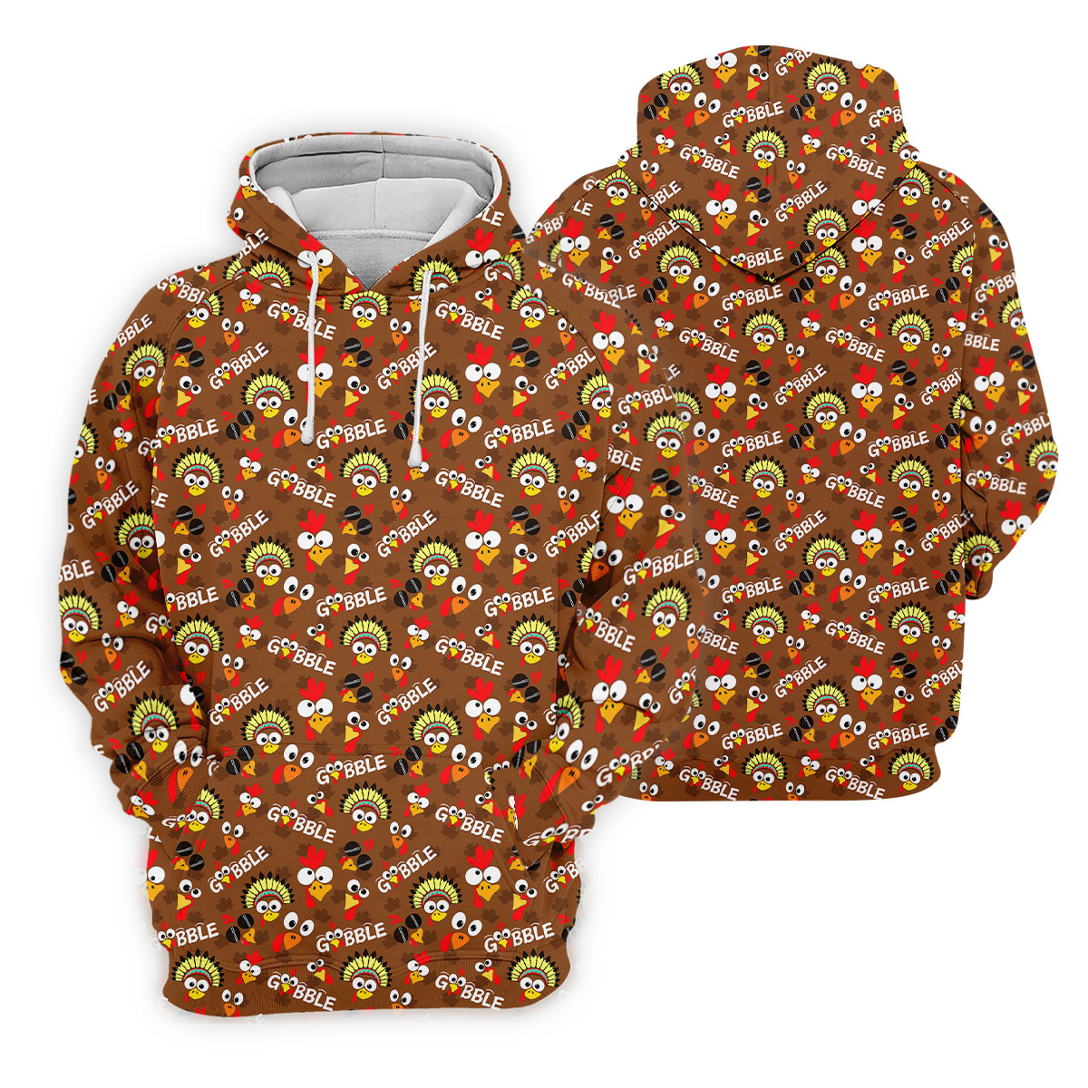 Gobblegiving Thanksgiving Golf Shirt, Golf Shirts For Men, Mens Holiday Golf Shirts