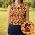 Pumpkingiving Thanksgiving Golf Shirt, Womens Golf Apparel, Womens Golf Clothing