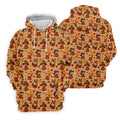 Pumpkingiving Thanksgiving Golf Shirt, Mens Golf Shirts, Mens Holiday Golf Shirts