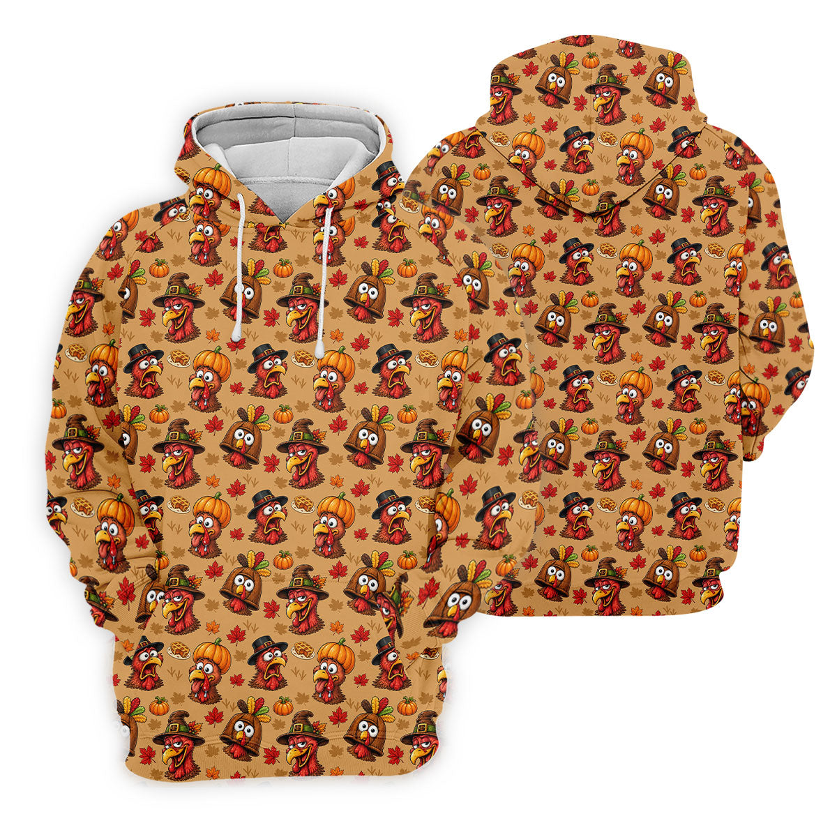 Pumpkingiving Thanksgiving Golf Shirt, Mens Golf Shirts, Mens Holiday Golf Shirts