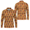 Pumpkingiving Thanksgiving Golf Shirt, Mens Golf Shirts, Mens Holiday Golf Shirts
