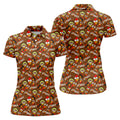 Gobblegiving Thanksgiving Golf Shirt, Womens Golf Apparel, Golf Shirts For Women