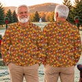 Ugly Christmas Sweater Thanksgiving Leaves, Ugly Sweater Party, Holiday Party Sweater