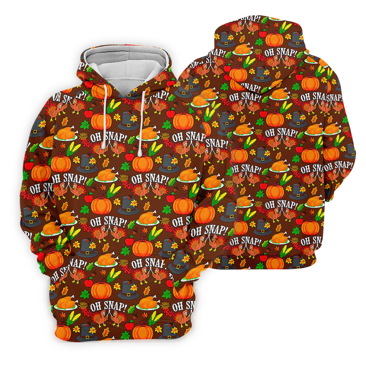 Thanksgiving Oh Snap Pumpkin Golf Shirt, Ladies Golf Shirts, Womens Golf Apparel