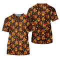 Thanksgiving Turkey Medallion Golf Shirt, Mens Golf Polo, Funny Mens Golf Shirts