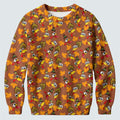 Ugly Christmas Sweater Thanksgiving Leaves, Ugly Sweater Party, Holiday Party Sweater