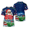 Better Not Putt Santa Christmas Golf Shirt, Womens Golf Tops, Ladies Golf Apparel