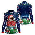 Better Not Putt Santa Christmas Golf Shirt, Womens Golf Tops, Ladies Golf Apparel