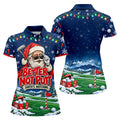 Better Not Putt Santa Christmas Golf Shirt, Womens Golf Tops, Ladies Golf Apparel