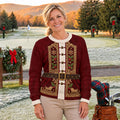 Ugly Christmas Sweater Vintage Tapestry, Ugly Sweater Party, Christmas Golf Gift