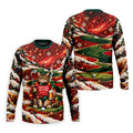 Cat Beer Snow Christmas Golf Shirt, Golf Shirts For Men, Mens Holiday Golf Shirts