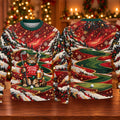 Ugly Christmas Sweater Cat Beer Snow, Ugly Sweater Party, Funny Christmas Outfit