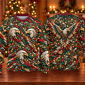Ugly Christmas Sweater Eagle Pattern, Ugly Sweater Party, Christmas Party Outfit
