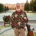 Ugly Christmas Sweater Eagle Pattern, Ugly Sweater Party, Christmas Party Outfit