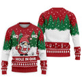 Ho Ho Ho Hole In One Christmas Golf Shirt, Golf Shirts For Men, Mens Golf Shirts