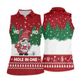 Ho Ho Ho Hole In One Christmas Golf Shirt, Womens Golf Tops, Golf Gifts For Women