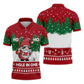 Ho Ho Ho Hole In One Christmas Golf Shirt, Golf Shirts For Men, Mens Golf Shirts