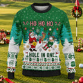 Ugly Christmas Sweater Santa Hole In One, Ugly Sweater Party, Christmas Sweater Gift