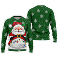 Santa Golf Ball Snowman Christmas Golf Shirt, Mens Golf Polo, Golf Shirts For Men