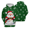 Santa Golf Ball Snowman Christmas Golf Shirt, Mens Golf Polo, Golf Shirts For Men