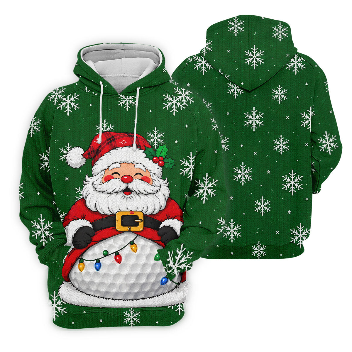 Santa Golf Ball Snowman Christmas Golf Shirt, Womens Golf Tops, Ladies Golf Shirts