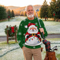 Ugly Christmas Sweater Santa Golf Ball Snowman, Ugly Sweater Party, Christmas Gifts