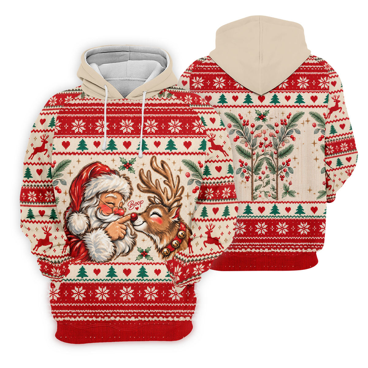 Santa Reindeer Christmas Golf Shirt, Golf Shirts For Women, Womens Golf Clothing