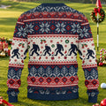 Ugly Christmas Sweater Bigfoot Santa, Christmas Golf Gift, Funny Holiday Sweater