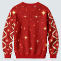 Glitter Santa Bra Fur Trim Ugly Christmas Sweater, Golf Lover Gifts, Funny Xmas Gift