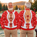 Ribbon Bells Busty Santa Ugly Christmas Sweater, Ugly Sweater Party, Golf Lover Gifts