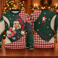 Santa Hat Goose Golfer Ugly Christmas Sweater, Funny Holiday Sweater, Christmas Gifts