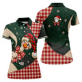 Santa Hat Goose Golfer Christmas Golf Shirt, Golf Gifts For Women, Womens Golf Shirts