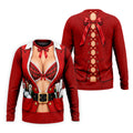 Plaid Bra Santa Suit Christmas Golf Shirt, Golf Gifts For Men, Mens Golf Clothing