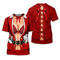 Plaid Bra Santa Suit Christmas Golf Shirt, Ladies Golf Apparel, Golf Shirts For Women