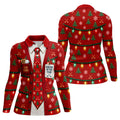 Golfer Of The Year Tie Christmas Golf Shirt, Womens Golf Apparel, Ladies Golf Apparel