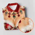 Jeweled Glitter Bra Christmas Golf Shirt, Womens Golf Apparel, Golf Shirts For Women