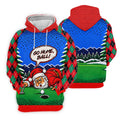 Go Home Ball Santa Putting Christmas Golf Shirt, Ladies Golf Tops, Ladies Golf Shirts