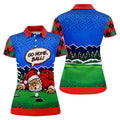 Go Home Ball Santa Putting Christmas Golf Shirt, Ladies Golf Tops, Ladies Golf Shirts