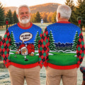 Go Home Ball Santa Putting Ugly Christmas Sweater, Funny Xmas Gift, Christmas Gifts