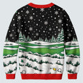 Suck At Golf Santa Beer Ugly Christmas Sweater, Funny Xmas Gift, Christmas Golf Gift