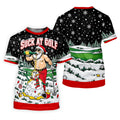 Suck At Golf Santa Beer Christmas Golf Shirt, Funny Mens Golf Shirts, Mens Golf Polo