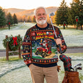 Ho Ho Hole In One Santa Ugly Christmas Sweater, Golf Lover Gifts, Christmas Gifts