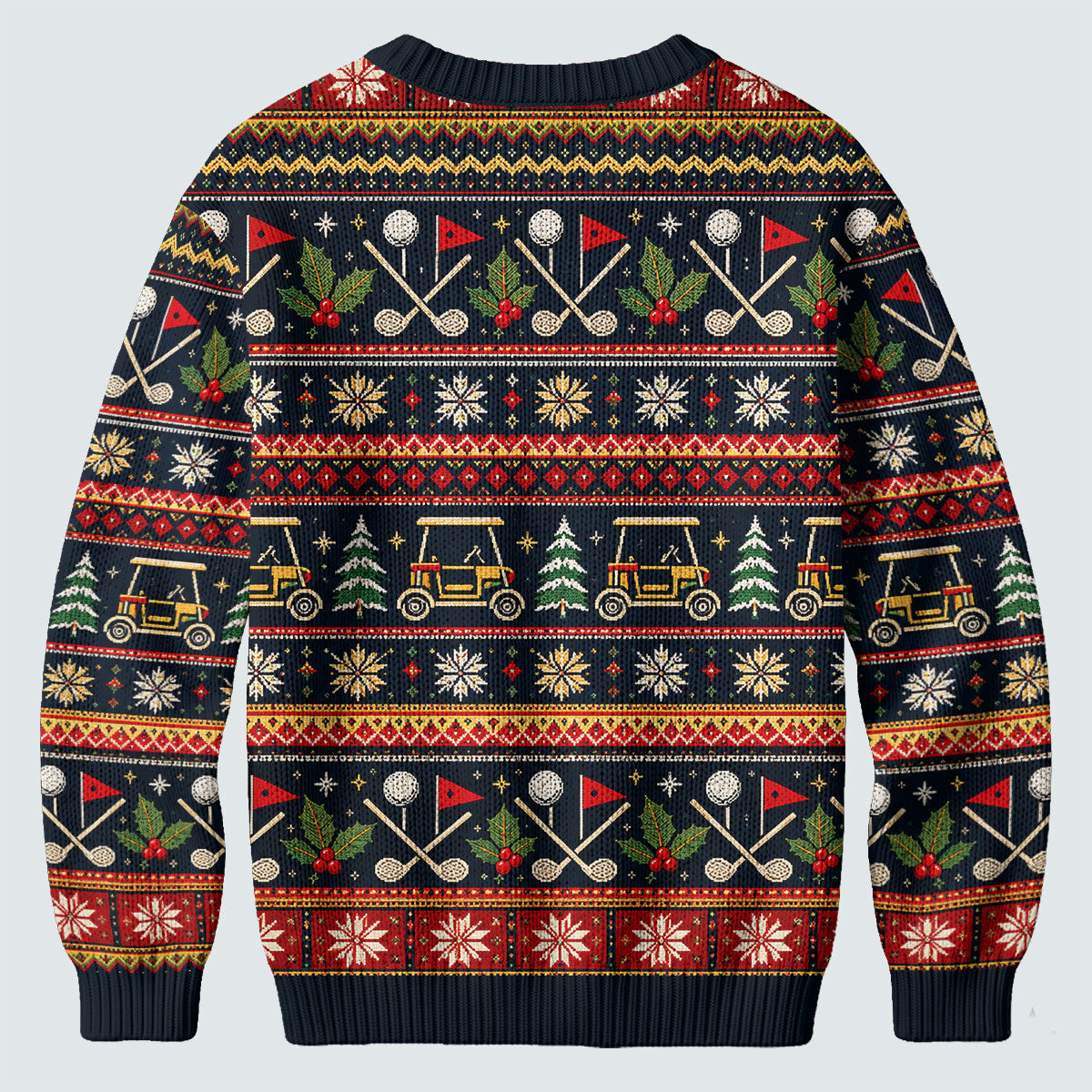 Ho Ho Hole In One Santa Ugly Christmas Sweater, Golf Lover Gifts, Christmas Gifts